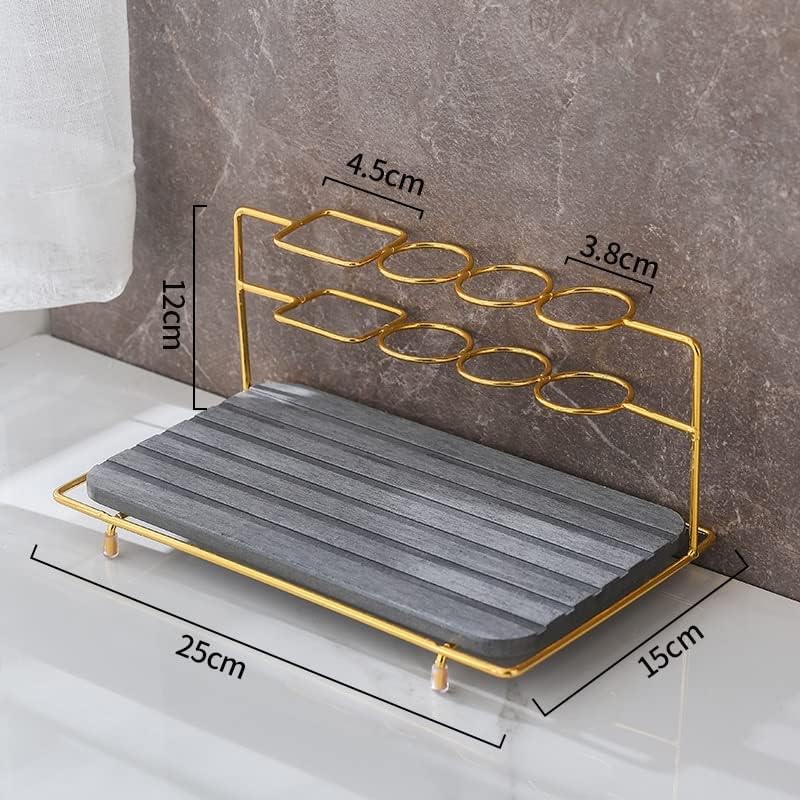 XJJZS Diatomita Ecultura elétrica portador de dentes de mesa Cosméticos Cosméticos Rack de armazenamento Rack de armazenamento Acessórios