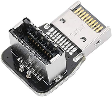 Adaptador de cabeçalho USB, adaptador de soquete do painel frontal USB 3.1, Adaptador E, PC PODRABO MITERBOLA USB3.1 10G Converter