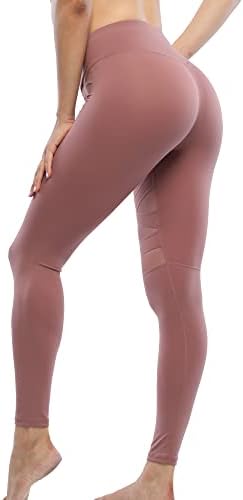 Kyrntth v crossover leggings para mulheres, calças de compressão de treino de cintura alta com controle de barriga Ultra