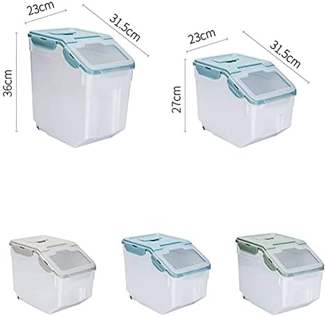 Yiwango alimentos contêiner de recipiente de caixa de armazenamento de armazenamento de armazenamento de arroz de arroz e balde