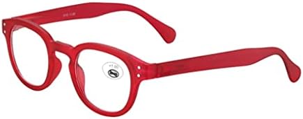 N/A Retro Reading Glasses Women Red Eye Glasses com dioptria Frenchy French Reader