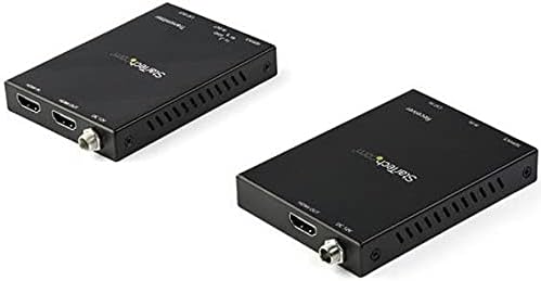 Startech.com HDMI Over Cat6 Extender Kit - 4K 60Hz - Kit Balun HDMI - Sinal de até 165 pés / 50m - HDR - 4: 4: 4-7.1 Suporte de áudio, preto