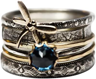 2023 Vintage Ladies noivado Aniversário de casamento Ring Jewelry Gifts