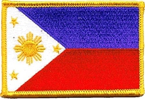 Philippines Iron-on Bordered Patch