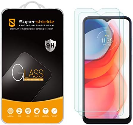 SuperShieldz projetado para Motorola Moto G Play Play Protector de tela de vidro temperado, anti -scratch, bolhas sem bolhas