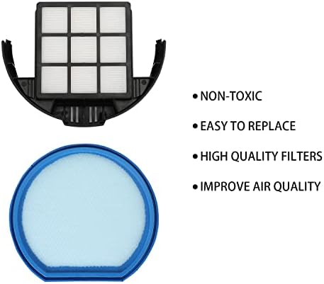 Kits de filtro a vácuo compatíveis com o filtro da vertical sem saco de saco de windtunnel Hoover- Compare com as partes 303173001 e 303172001,2 pacotes