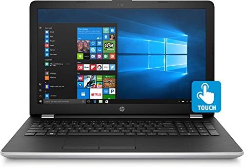 2018 HP 15.6 Laptop de tela sensível ao toque PC, Intel Core i5-7200U, 8GB DDR4, 2TB HDD, Intel HD Graphics 620, 802.11ac, Bluetooth, DVD RW, USB 3.1, HDMI, Webcam, Window 10 Home, Prata, Prata