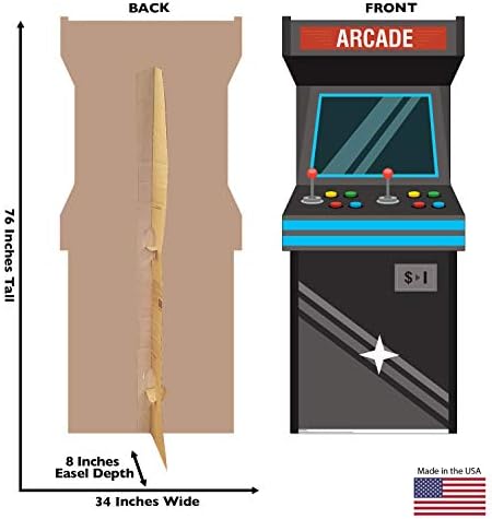 Gráficos avançados Arcade Game Life Size Cardboard Cutout StandUp