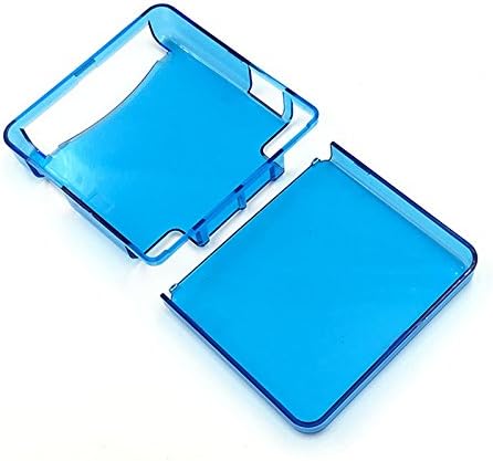 Habitação para Gameboy Advance SP para GBA SP Caso de proteção de proteção Crystal Clear Blue