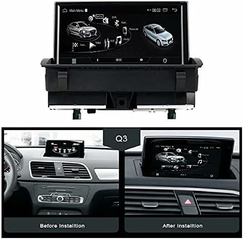 Rádio estéreo de carro do Roadyako Indash Unidade Android 10.0 para AUID Q3 2012 2012 2013 2014 2015 2017 2018 Car