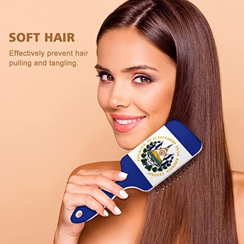 El Salvador Bandro Cabelo escova fofinho Cushion pente de almofada para homens Presente de cabelo para homens