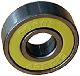 Sutk 10pcs 8x22x7mm rodas de skate rolamentos de skate rollo de roda rolamento de aço inoxidável ferramenta de eixo miniature 608 2rs ABEC-9