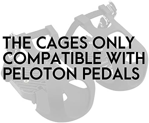 CiclingDeal Bike Bicycle dedo dos dedo do dedo do pé CAGA - Compatível com Peloton Bike & Bike+ Pedals Adaptadores - Converta os pedais da aparência delta em pedais de função dupla - Ride com tênis