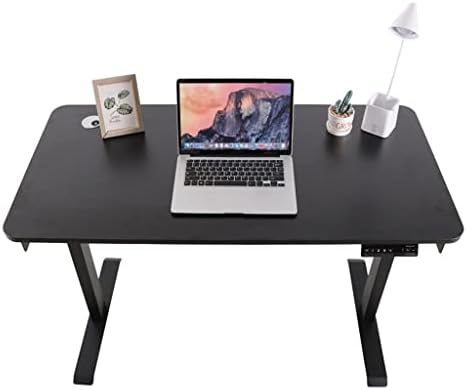 ZJHYXYH Mesa de laptop para laptop rolando uma mesa elétrica única de mesa ajustável para móveis para o escritório móveis