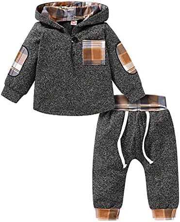 Crianças crianças bebês meninos garotas roupas de inverno vestido de inverno capuz xadrez jackets camisa de calça+calça de natal