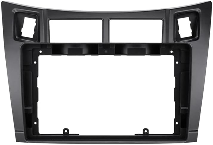 9 '' Rádio de carro estéreo FASCIA Painel de moldura acabamento com tear de chicote de potência para Toyota Vios Yaris 2008 09 10 11 12 13 Dash Mount