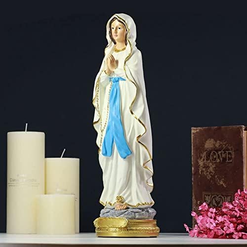 Lourdes Virgin Mary estátua, 12 polegadas Catholic Blessed Virgin Mã