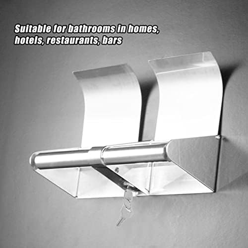 FDIT 304 Aço inoxidável 2 em 1 Stalss Steel Roded Papel Hotoritário Suporte de papel higiênico de parede montado na parede para banheiro