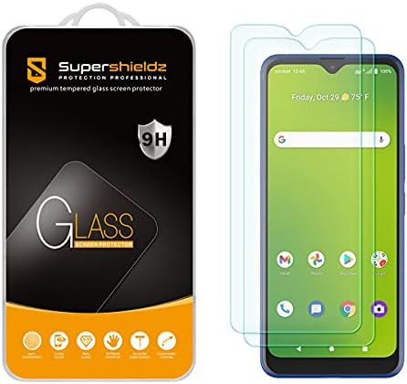Supershieldz projetado para AT&T Radiant Max 5g / Cricket Dream 5g Protetor de tela de vidro temperado, anti -arranhão, bolhas