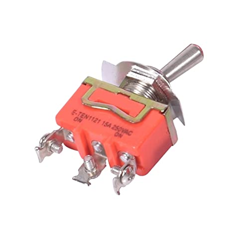 1pcs mini 3 pinos on-on-on-on-on-of-logle switch 15a 250v ac laranja e-ten1121