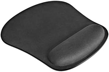 Onn. Memory Foam Mouse Pad com apoio de borracha sem deslizamento, para todas as idades, mede 9,3 em L x 8,3 em H x 1,1