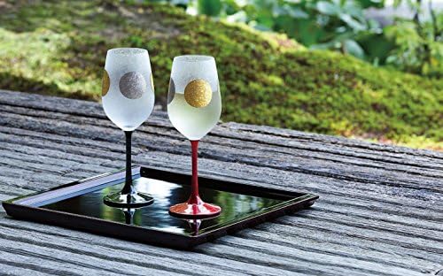 ADERIA S-6256 Glass de vidro Conjunto, diariamente e lua com Premium Nippon Taste/Stem, Made in Japan, vem em uma caixa de apresentação, presente de aniversário