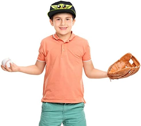 Star Wars Baby Yoda Hat Boys and Girls, Baby Yoda Baseball Cap 2-5 anos em preto