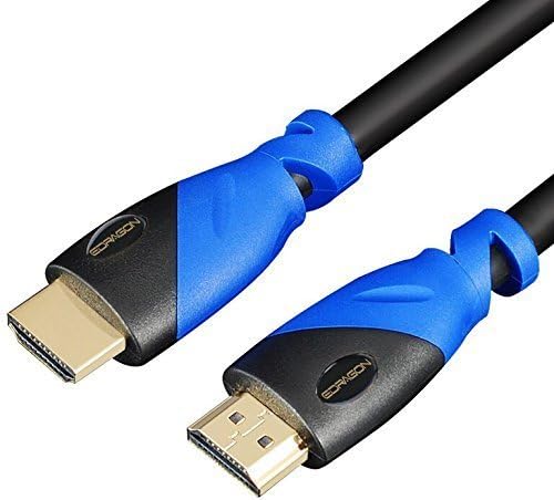 40 pés de alta velocidade HDMI Cable macho para macho com Ethernet Black suporta 4K 30Hz, 3D, 1080p e Return Audio ED700560