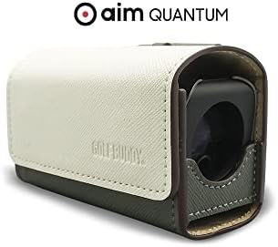 Golfbuddy AIM Rangefinder de laser quântico, gama de golfe recarregável de bolso elegante, modo de localizador de pinos