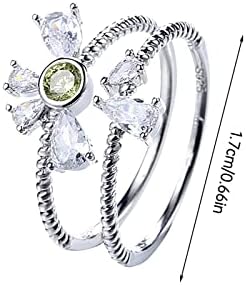 2023 Novo anel de personalidade, design simples e sofisticado, adequado para todas as ocasiões, anéis de mulher tamanho 8