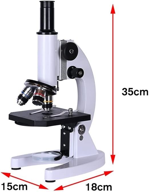 Acessórios para microscópio 10x 16x 640x Microscópio biológico monocular Consumíveis de laboratório de laboratório