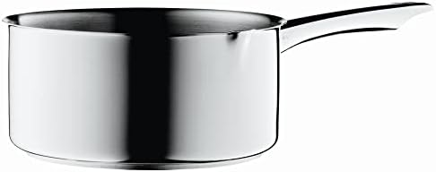WMF Molho Pan Ø 16 cm aprox. 1,5L derramando aro cromargan em aço inoxidável escovado adequado para todos os tops de fogão, incluindo lava-louças de indução segura