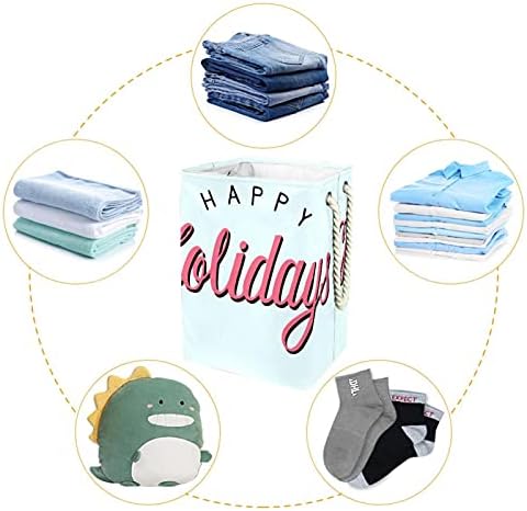 NDKMEHFOJ Holiday Rapazina cestas de lavanderia Cortador de roupas sujas de roupas d'água Dirigável Manunha macia colorida