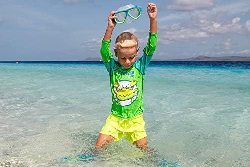 Guarda para crianças para crianças para atividades aquáticas - Sun UV e proteção contra o vento, mantém o calor - Pequeno: projetado
