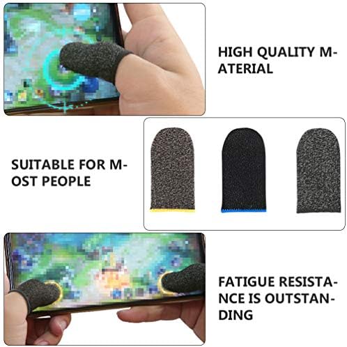Curiosamente) protetor Protetor de manga de dedo Phone Controllers Game Beddings para jogos de telefones celulares