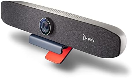 Poly Studio P15 Barra de vídeo pessoal - Qualidade de vídeo 4K - Câmera, Microfones e Solução de alto -falante com áudio e vídeo premium - certificado para zoom e equipes