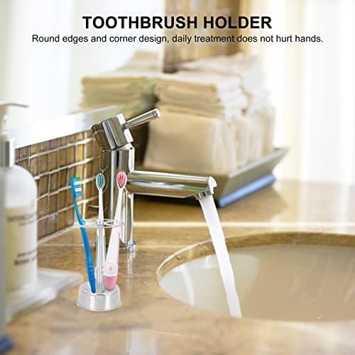 Cabilock Decorative Banheiro de armazenamento dental Organizador de armazenamento Stand para escova de dentes elétrica/creme