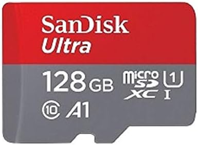 O cartão de memória Sandisk 128GB Ultra Micro SDXC funciona com o Samsung Galaxy Tab E 8,0 polegada, E 9,6, Tab S2 9.7 , S 8.0 Tablet, pacote de armazenamento de telefone com tudo, menos Stromboli TF, leitor de cartão SD