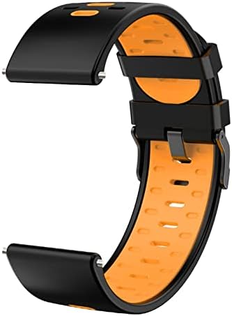 Iotup 22mm Silicone tira para Suunto 9 Peak Outdoors Sport Smart Watch Breathable para pulseira de banda de substituição