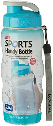 Lock & Lock Sports Handy Water Bottle com alça de transporte