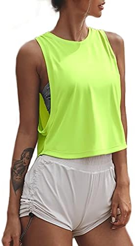 Sanutch High Neck Crop Top Trephot Cirts Cropped Muscle Tank for Women