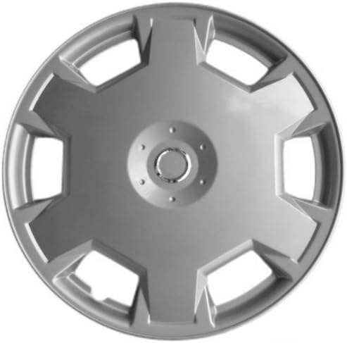 Oxgord WCKT-1017-15-SL Tampa de roda/tampa do cubo, prata/laca, 15