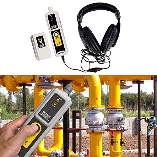 Ferramentas de detecção de vazamento ， Detector de vazamentos e transmissores ultrassônicos com kit de acessórios para fones
