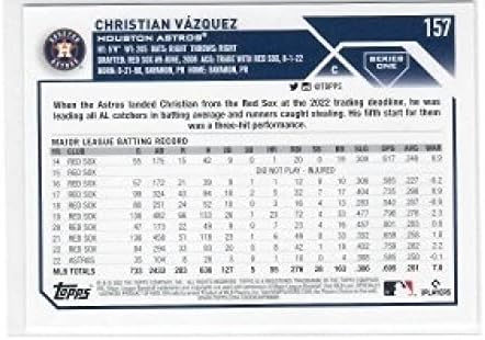 2023 Topps #157 Christian Vazquez NM-MT Astros