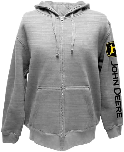 John Deere JD Full Zip Fleece Sweetshirt