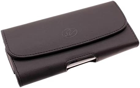 Caixa de cinto de couro lixos de coldre de couro de cinto bolsa Carregar protetor compatível com a Sony Xperia 5 - Xperia xz3
