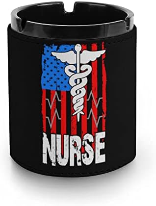 Enfermeira Patriótico EUA Fandante engraçado PU CUHTRAY CUSTERY CASTREGAS CHUTREY Bande