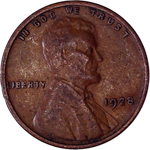 1928 Lincoln Wheat Cent 1C muito bom
