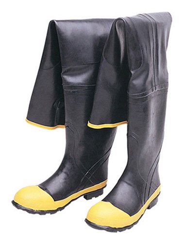 Liberty Luve & Safety 153111 Durawear Rubber Taber Filed Protective Hip Wader Boot com joelho reforçado e dianteiro,