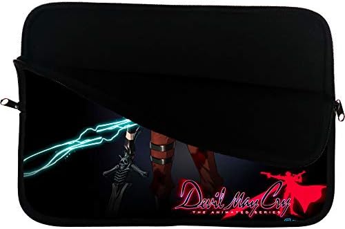 Saco de manga de laptop Devil May Cry, impressionante capa de laptop de anime e tábuas, capa de tábua, Devil May Cry Cry Anime Laptop Bag